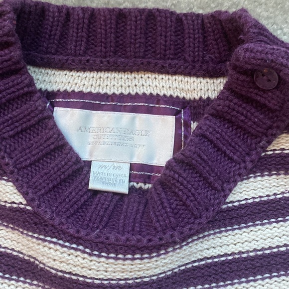 American Eagle Outfitters Cotton Knit Sweater, Medium - Picture 2 of 6